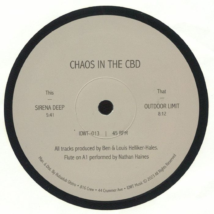 Chaos In The CBD – Sirena Deep – Sides of Sound